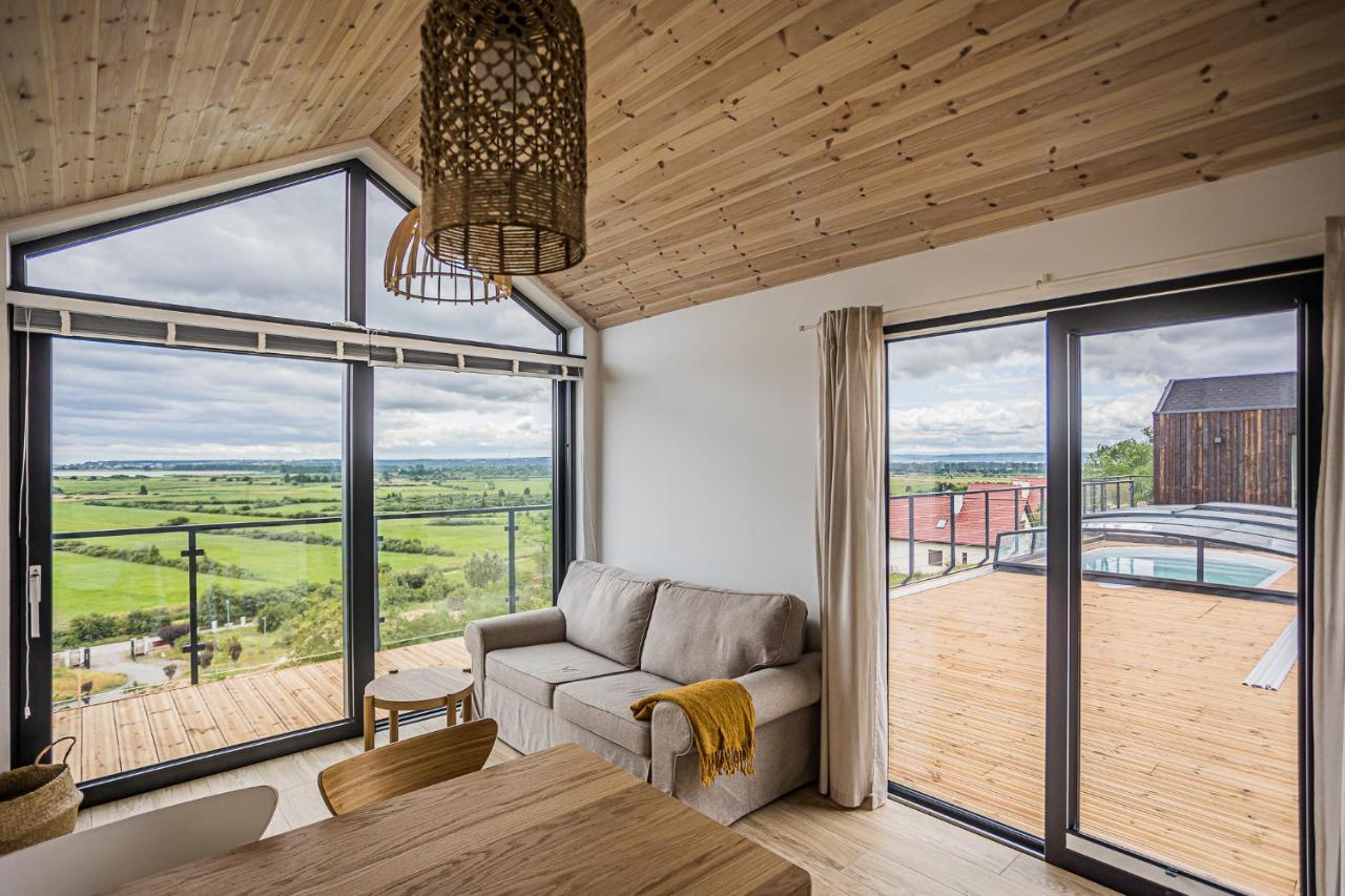 Nowe Domki Deluxe Z Widokiem Na Zatoke Z Basenem I Sauna Oslonino Esterno foto