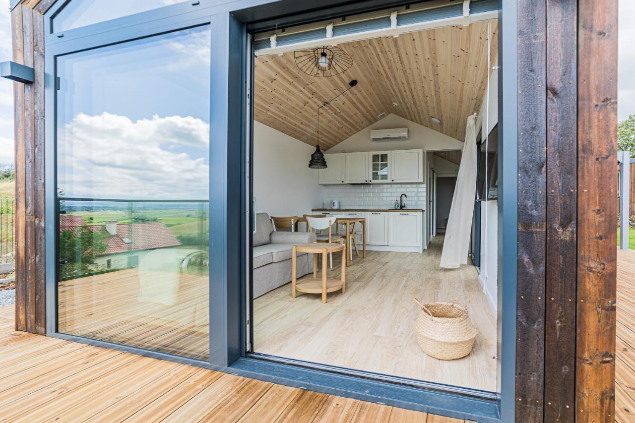 Nowe Domki Deluxe Z Widokiem Na Zatoke Z Basenem I Sauna Oslonino Esterno foto