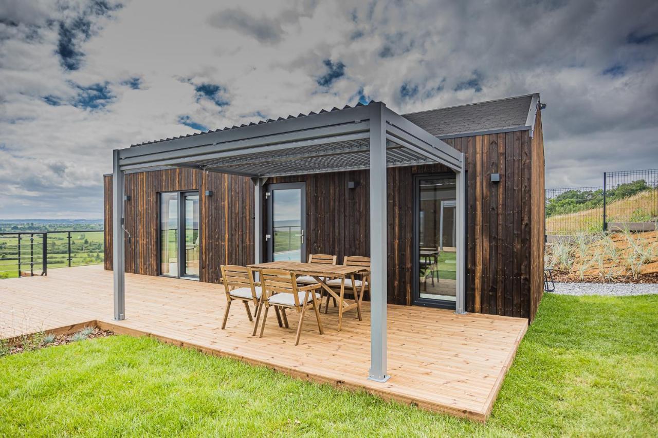 Nowe Domki Deluxe Z Widokiem Na Zatoke Z Basenem I Sauna Oslonino Esterno foto