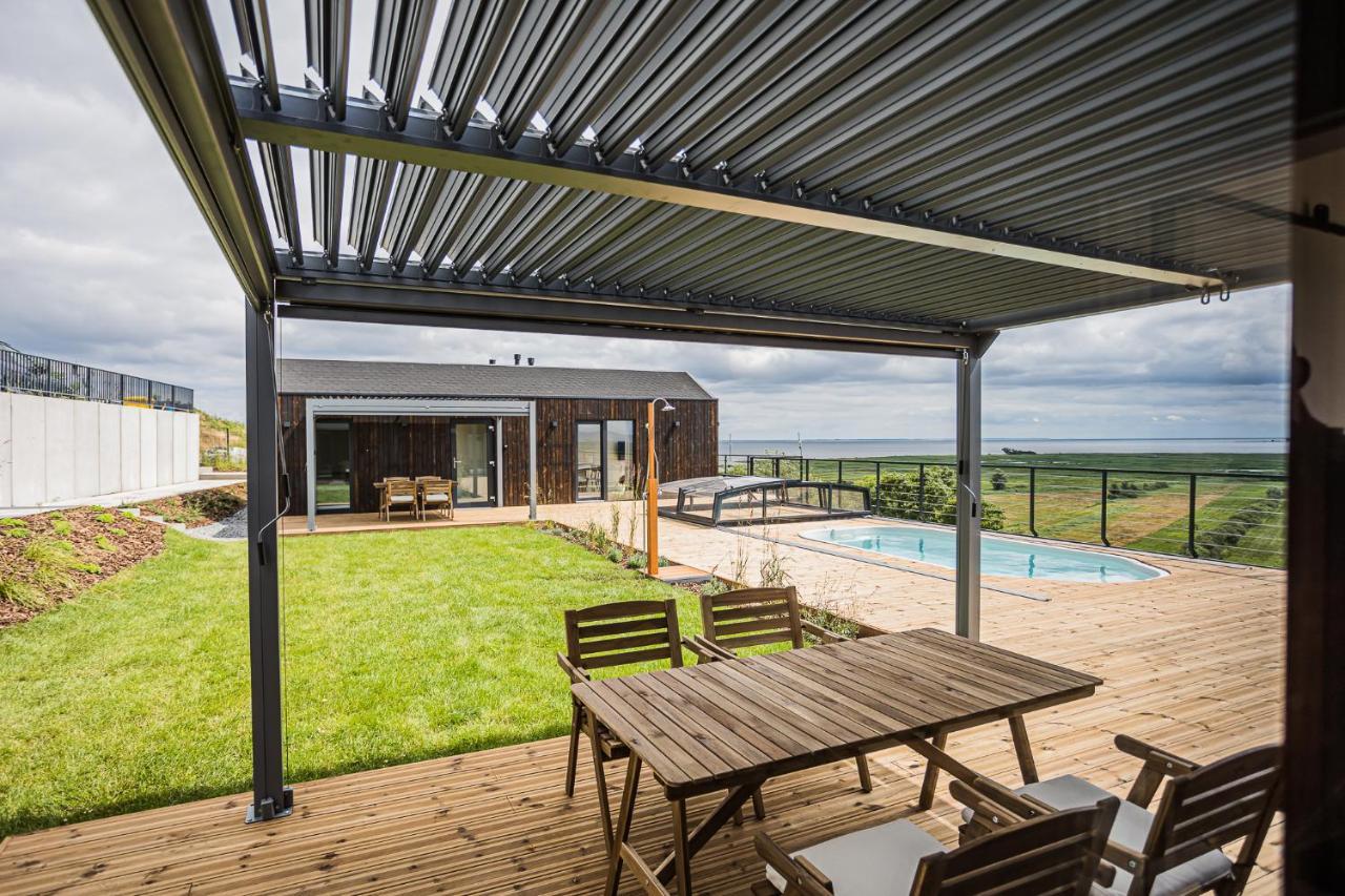 Nowe Domki Deluxe Z Widokiem Na Zatoke Z Basenem I Sauna Oslonino Esterno foto