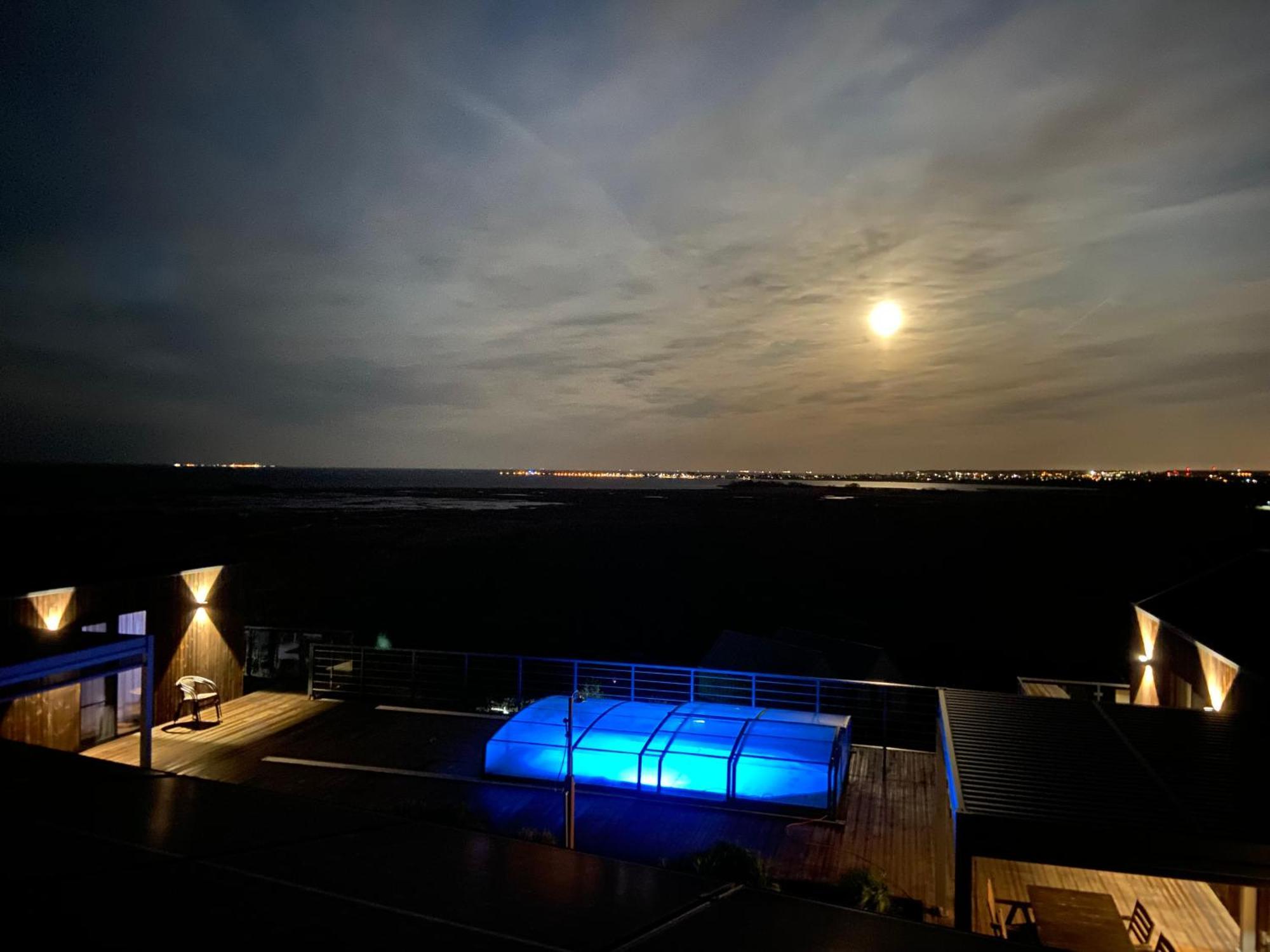 Nowe Domki Deluxe Z Widokiem Na Zatoke Z Basenem I Sauna Oslonino Esterno foto